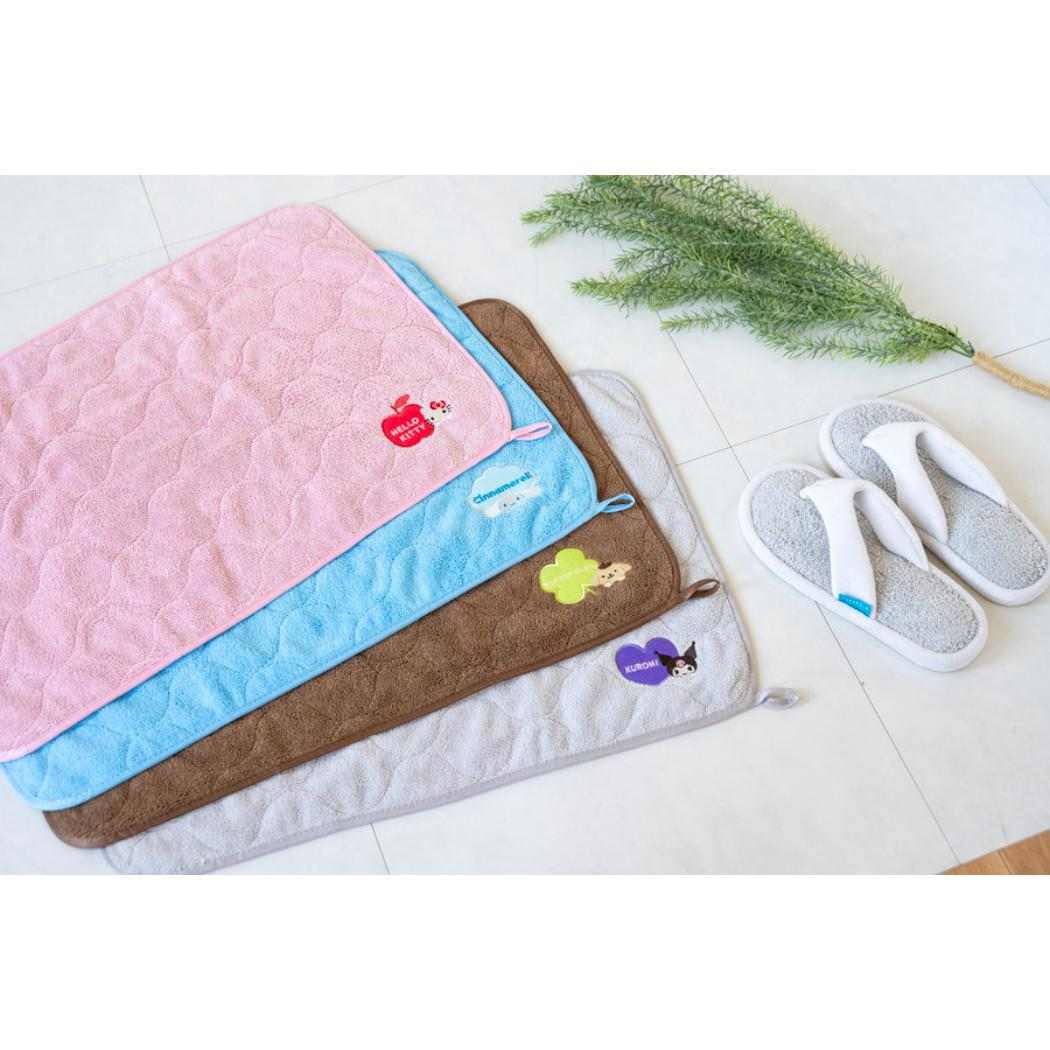 サンリオキャラクターズ バス用品 足ふきマット クロミ Sanrio オカ