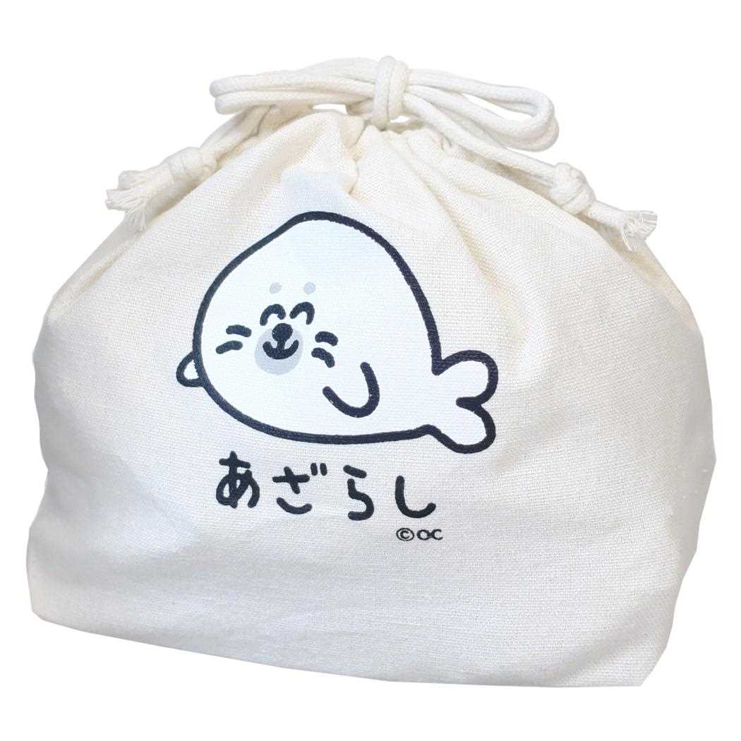 おえかきさん 巾着袋 きんちゃくポーチ あざらしさん オクタニ 小物入れ キャラクター グッズ メール便可 シネマコレクション