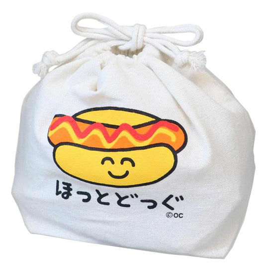 おえかきさん 巾着袋 きんちゃくポーチ ほっとどっぐさん オクタニ 小物入れ キャラクター グッズ メール便可 シネマコレクション