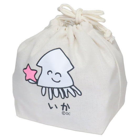 おえかきさん 巾着袋 キンチャク いかさん オクタニ 小物入れ おもしろ雑貨 グッズ メール便可 シネマコレクション