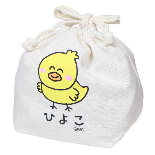 おえかきさん 巾着袋 きんちゃく ひよこさん オクタニ プレゼント おもしろ雑貨 グッズ メール便可 シネマコレクション