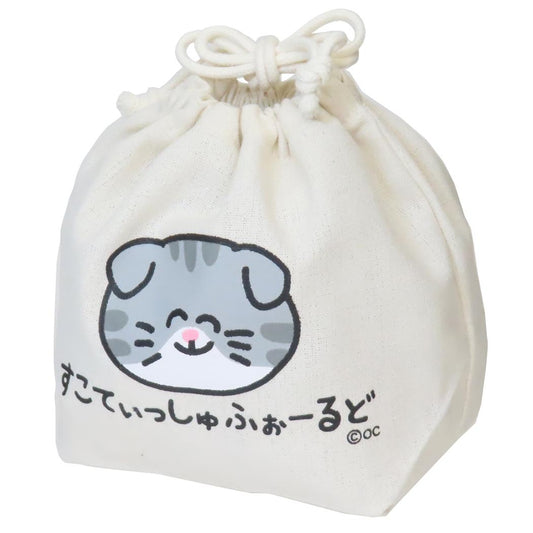 おえかきさん 巾着袋 マチ付ききんちゃくポーチ すこてぃっしゅふぉーるどさん オクタニ 新学期準備雑貨 小物入れ おもしろ雑貨 グッズ メール便可 シネマコレクション