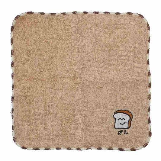ワンポイント刺繍ハンカチタオルミニタオルおえかきシリーズぱんさんオクタニコーポレーションプチギフトおもしろ雑貨グッズメール便可シネマコレクション
