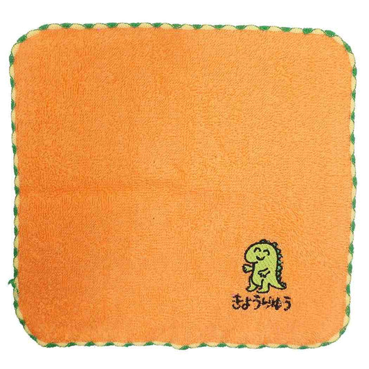ミニタオルおえかきシリーズワンポイント刺繍ハンカチタオルきょうりゅうさんオクタニコーポレーションおもしろ雑貨きもかわグッズメール便可シネマコレクション