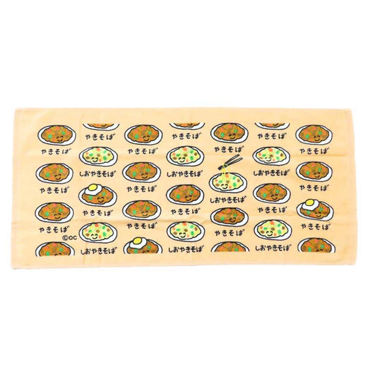 おえかきさんシリーズ フェイスタオル ロングタオル やきそばさん オクタニ おもしろタオル 面白雑貨 グッズ シネマコレクション