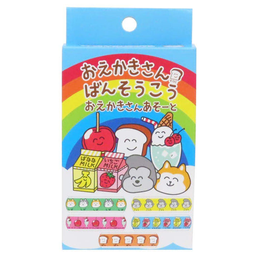 おえかきさん 絆創膏 ばんそうこう おえかきさん あそーと オクタニ 救急 かわいい キャラクター グッズ メール便可 シネマコレクション