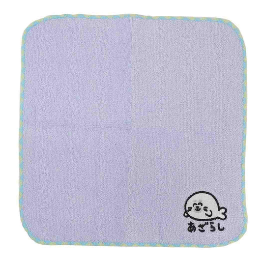 おえかきさんミニタオルMINITOWELハンカチタオルあざらしさんオクタニおもしろ雑貨汗拭きタオルグッズメール便可シネマコレクション