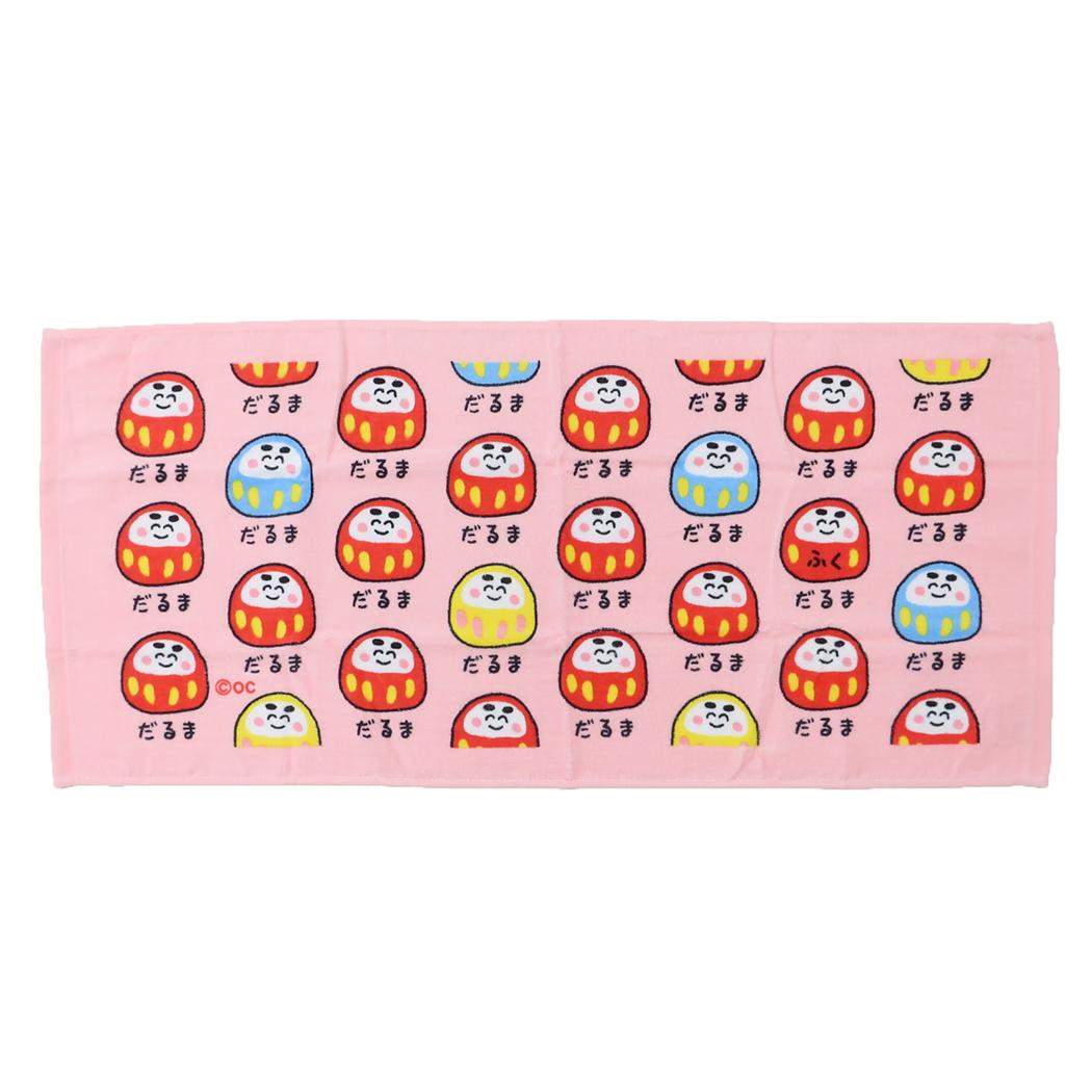 おえかきさん フェイスタオル TOWEL ロングタオル だるまさん オクタニ おもしろ雑貨 おもしろタオル グッズ シネマコレクション