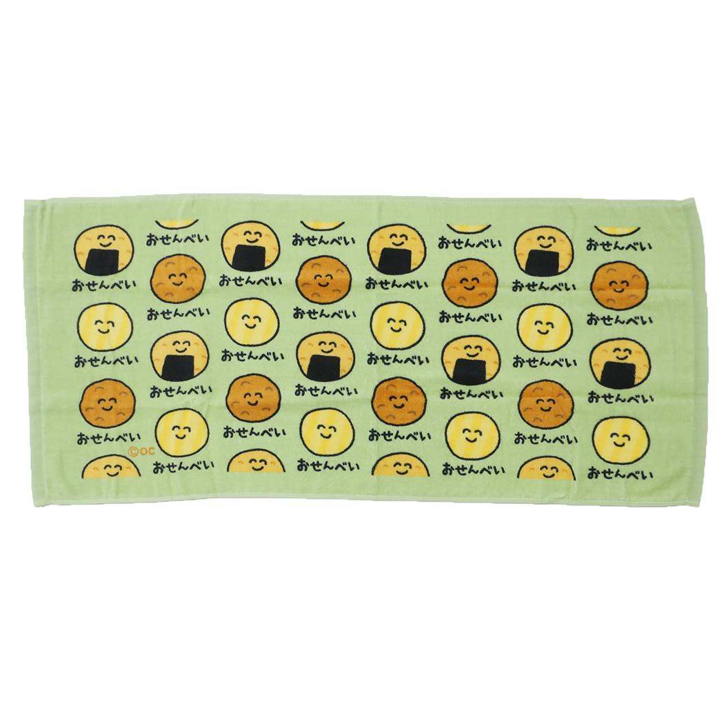 おえかきさん フェイスタオル TOWEL ロングタオル おせんべいさん オクタニ おもしろ雑貨 おもしろタオル グッズ メール便可 シネマコレクション