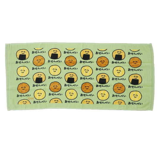 おえかきさん フェイスタオル TOWEL ロングタオル おせんべいさん オクタニ おもしろ雑貨 おもしろタオル グッズ メール便可 シネマコレクション