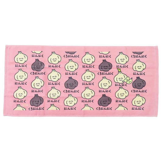 おえかきさん フェイスタオル プリントロングタオル にんにくさん オクタニ おもしろタオル 面白雑貨 グッズ メール便可 シネマコレクション