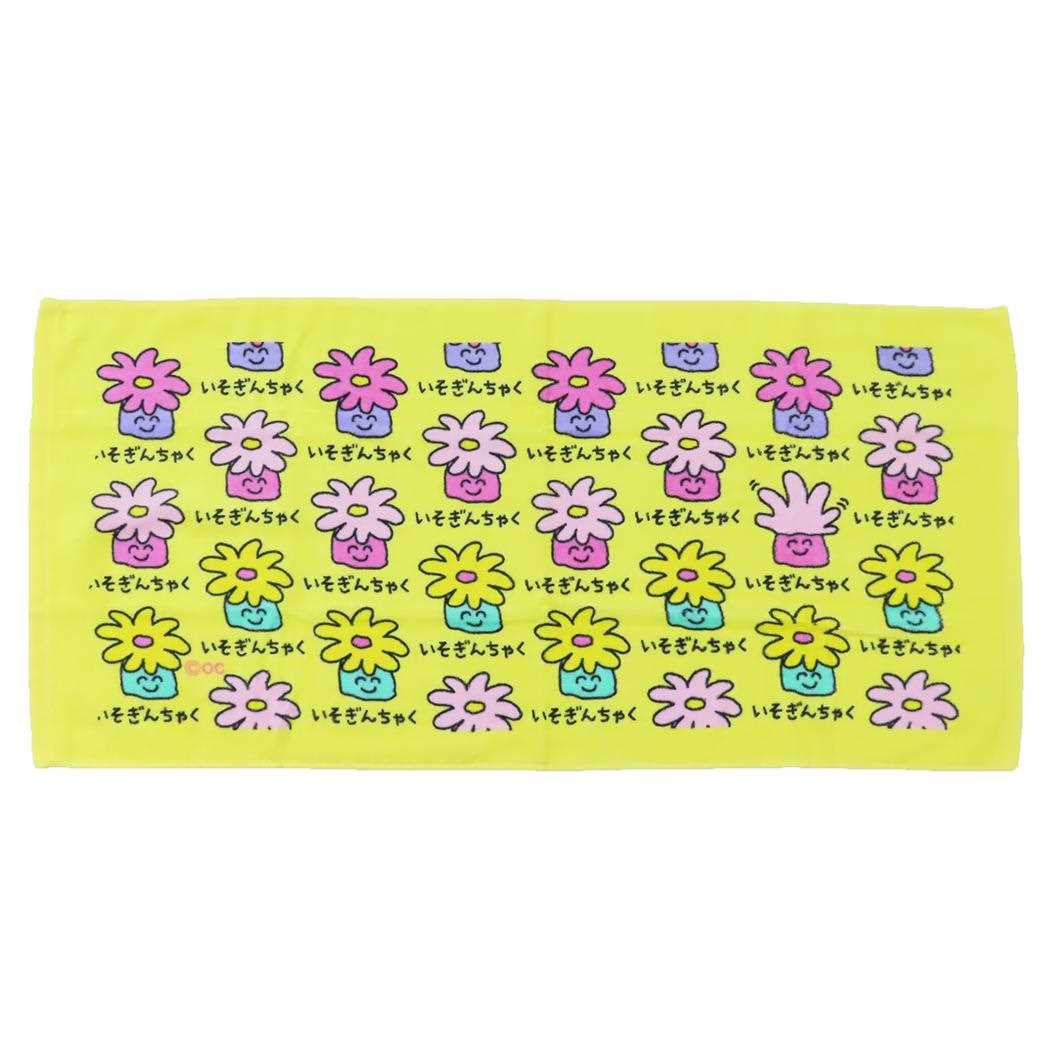 おえかきさん フェイスタオル TOWEL ロングタオル いそぎんちゃくさん オクタニ おもしろタオル 面白雑貨 グッズ メール便可 シネマコレクション