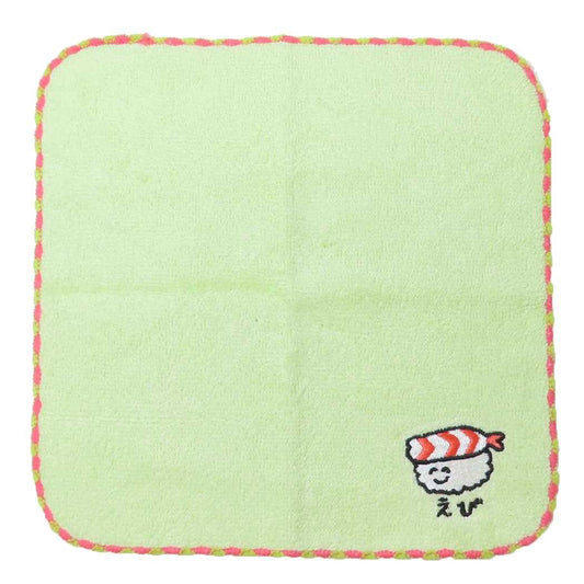 おえかきさん ミニタオル MINI TOWEL おすしさんえびさん オクタニ 刺繍 ワンポイント 汗拭きタオル グッズ メール便可 シネマコレクション