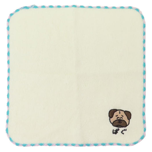 おえかきさん ミニタオル MINI TOWEL ぱぐさん オクタニ 刺繍 ワンポイント 汗拭きタオル グッズ メール便可 シネマコレクション