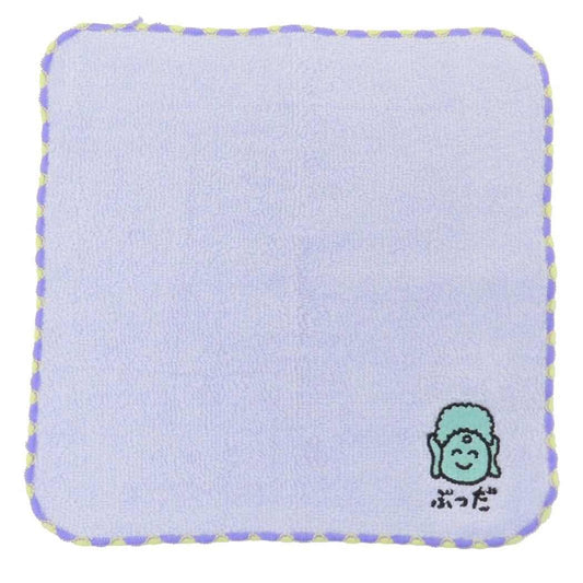 おえかきさん ミニタオル MINI TOWEL ワンポイント刺繍ハンカチタオル ぶっださん オクタニ 汗拭きタオル おもしろ雑貨 グッズ メール便可 シネマコレクション