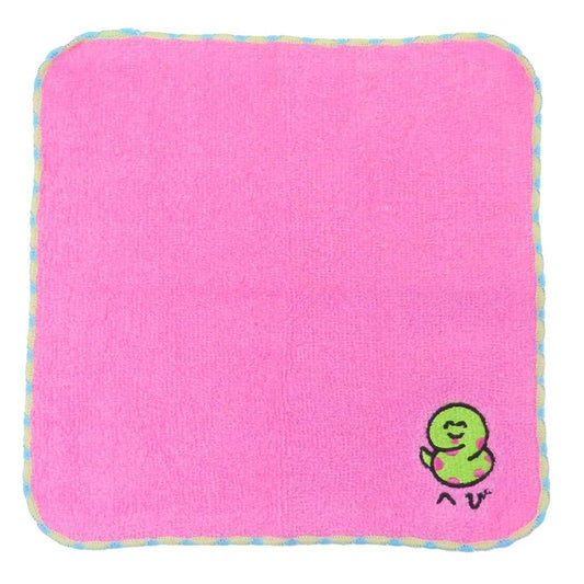 おえかきさん ミニタオル MINI TOWEL ワンポイント刺繍ハンカチタオル へびさん オクタニ 汗拭きタオル おもしろ雑貨 グッズ メール便可 シネマコレクション