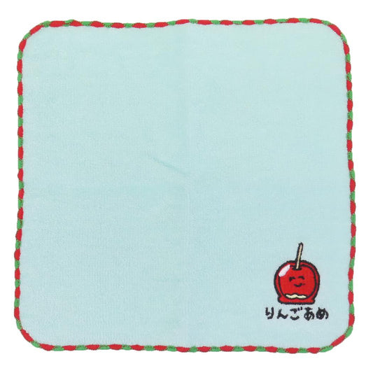 おえかきさん ミニタオル MINI TOWEL ハンカチタオル りんごあめさん オクタニ 汗拭きタオル かわいい グッズ メール便可 シネマコレクション