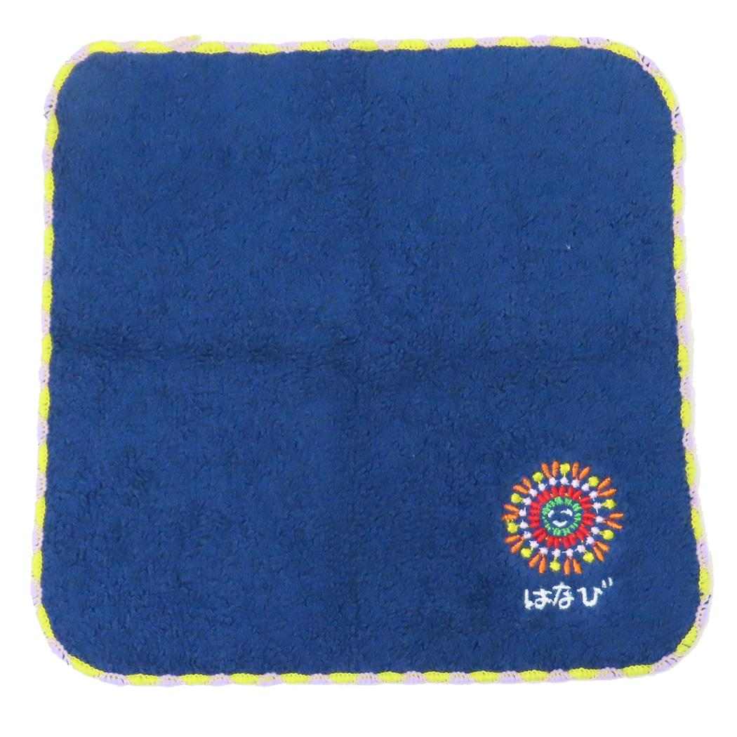おえかきさん ミニタオル ワンポイント刺繍ハンカチタオル はなびさん オクタニ おもしろ雑貨 汗拭きタオル グッズ メール便可 シネマコレクション