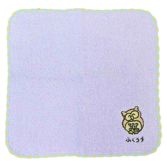 おえかきさん ミニタオル MINI TOWEL ハンカチタオル ふくろうさん オクタニ 汗拭きタオル かわいい グッズ メール便可 シネマコレクション