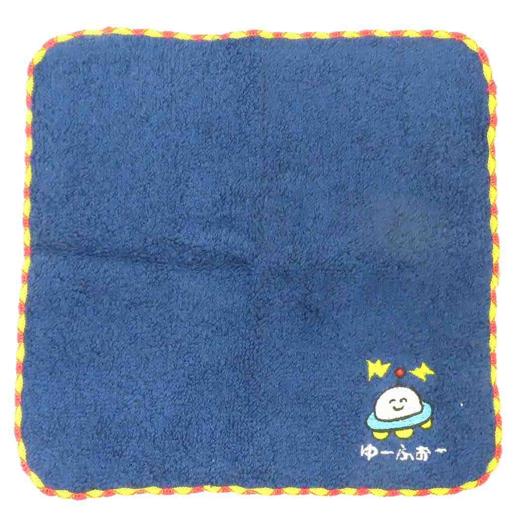 おえかきさん ミニタオル ワンポイント刺繍ハンカチタオル ゆーふぉーさん オクタニ おもしろ雑貨 汗拭きタオル グッズ メール便可 シネマコレクション