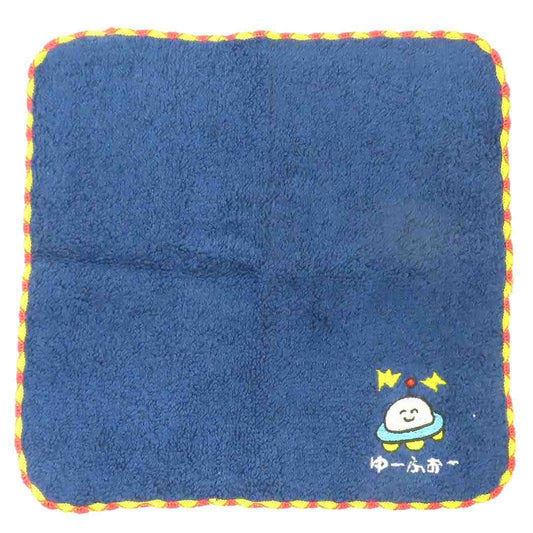 おえかきさん ミニタオル ワンポイント刺繍ハンカチタオル ゆーふぉーさん オクタニ おもしろ雑貨 汗拭きタオル グッズ メール便可 シネマコレクション