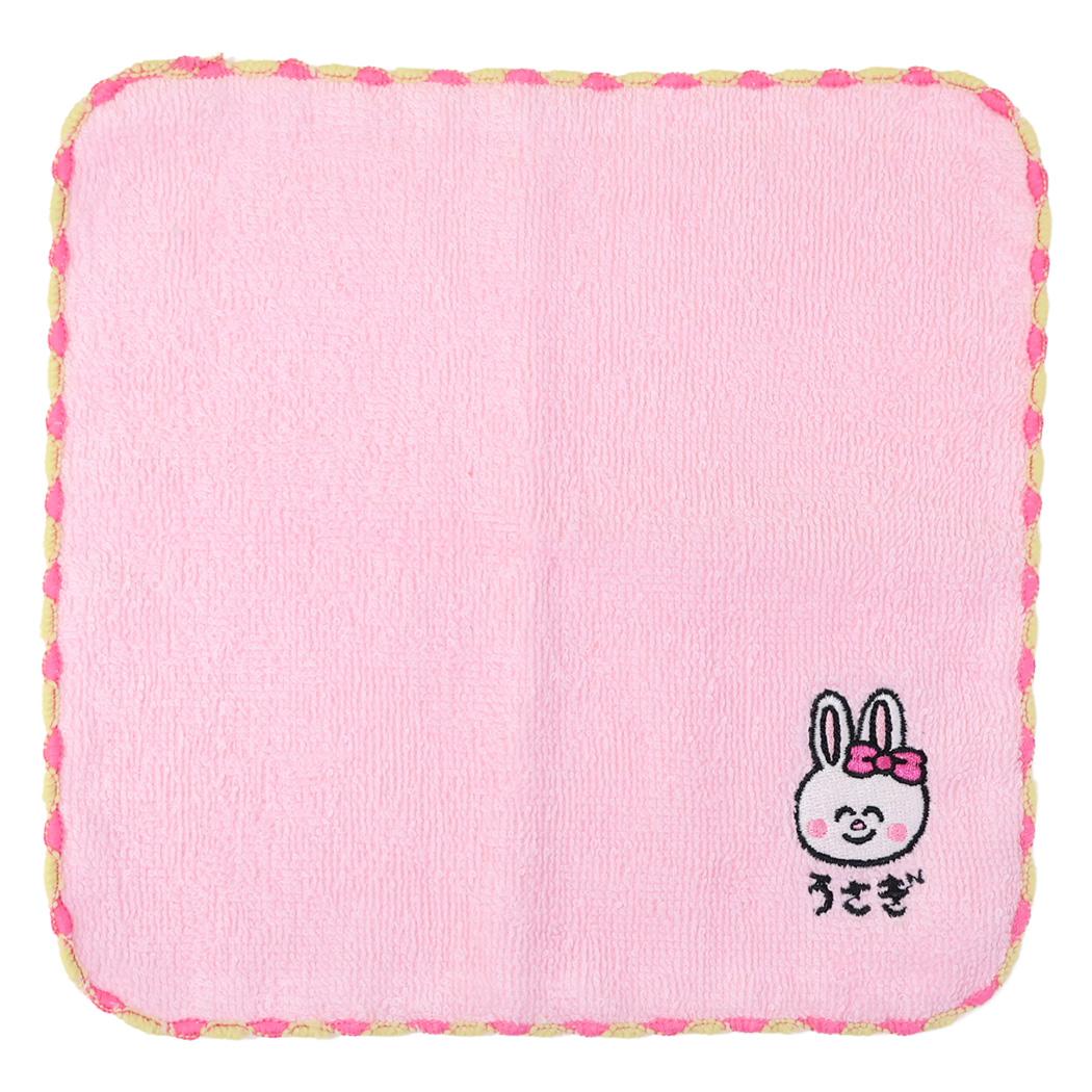 おえかきさん ミニタオル ハンカチタオル うさぎさん！ オクタニ おもしろ雑貨 汗拭きタオル かわいい グッズ メール便可 シネマコレクション