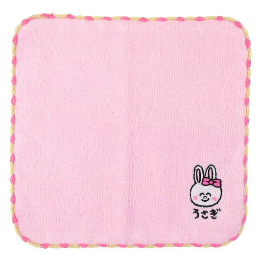 おえかきさん ミニタオル ハンカチタオル うさぎさん！ オクタニ おもしろ雑貨 汗拭きタオル かわいい グッズ メール便可 シネマコレクション
