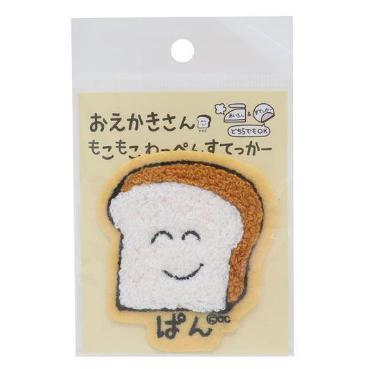 おえかきさん ワッペン もこもこわっぺんすてっかー ぱんさん オクタニ 手芸用品 かわいい グッズ メール便可 シネマコレクション