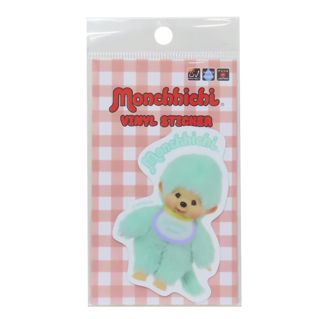 モンチッチ ダイカットシール ビニールステッカー MONCHICHI COLORS MINT オクタニ デコステッカー 耐水耐光 キャラクター グッズ メール便可 シネマコレクション
