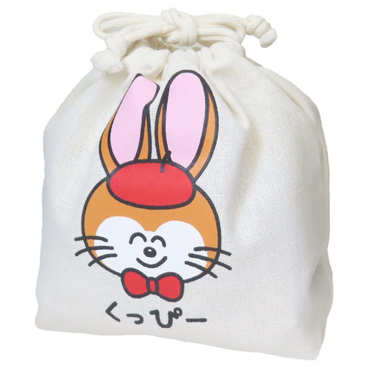 クッピーラムネｘおえかきさん 巾着袋 きんちゃくポーチ くっぴーさん オクタニ 小物入れ かわいい グッズ メール便可 シネマコレクション