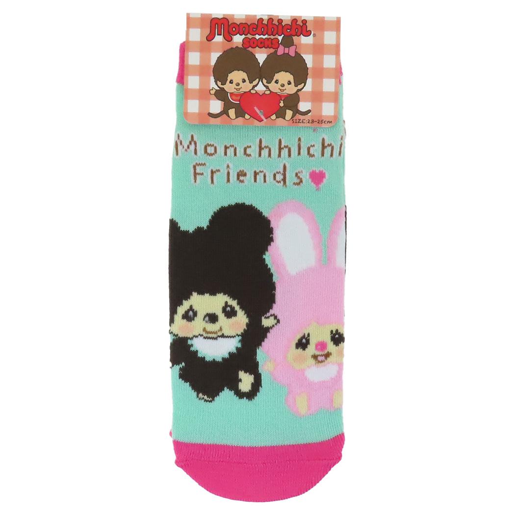 モンチッチ 女性用靴下 ANKLE SOCKS LADIES レディースアンクルソックス フレンズ オクタニ かわいい キャラクター グッズ メール便可 シネマコレクション