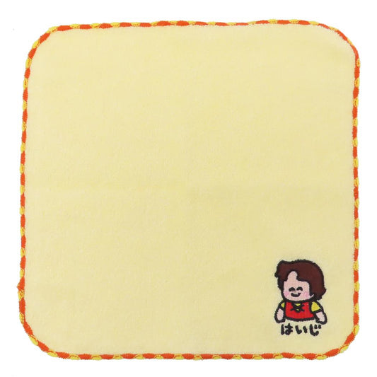 アルプスの少女ハイジxおえかきさん ミニタオル MINI TOWEL ワンポイント刺繍ハンカチタオル はいじさん全身 オクタニ 汗拭きタオル キャラクター グッズ メール便可 シネマコレクション