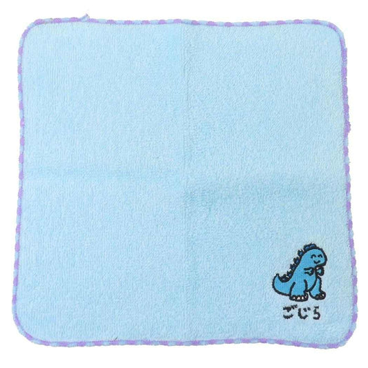 ゴジラVSおえかきさん ミニタオル ワンポイント刺繍ハンカチタオル ごじらさん オクタニ おもしろ雑貨 汗拭きタオル キャラクター グッズ メール便可 シネマコレクション