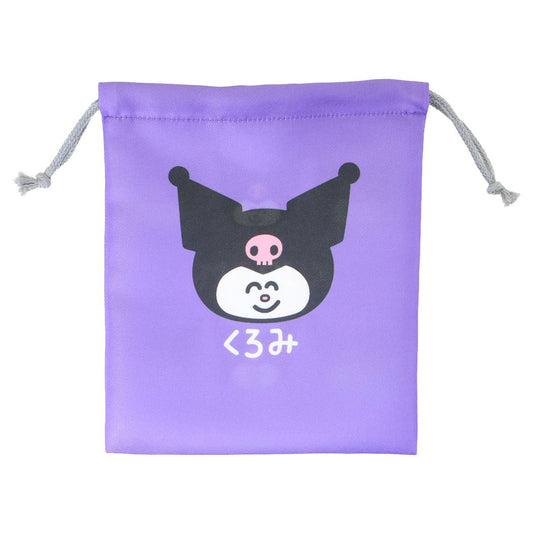 クロミ 巾着袋 キンチャク マチ無し くろみ パープル サンリオ オクタニ きんちゃくポーチ 小物入れ キャラクター グッズ メール便可 シネマコレクション