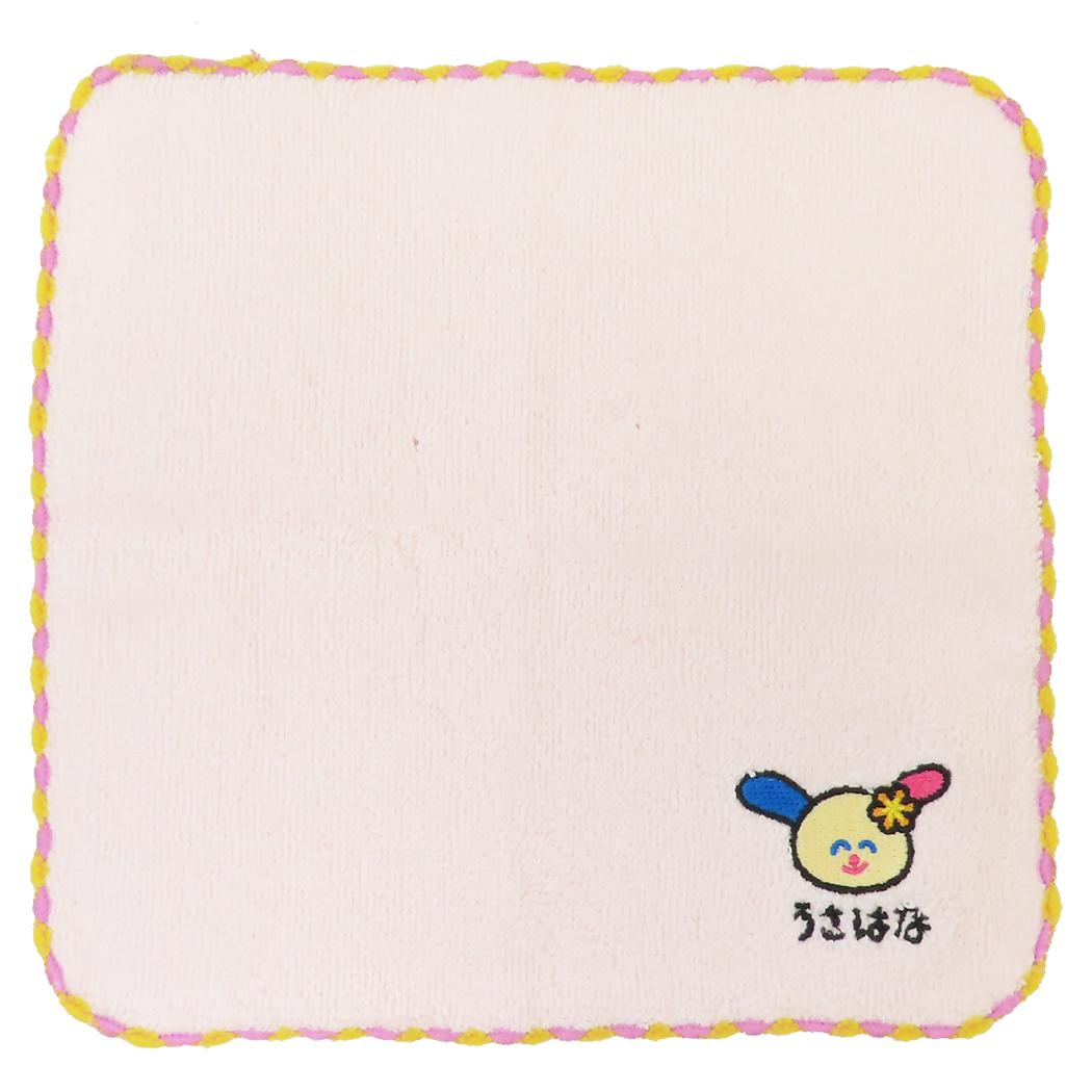 ウサハナ ミニタオル ワンポイント刺繍ハンカチタオル うさはな サンリオ オクタニ 汗拭きタオル キャラクター グッズ メール便可 シネマコレクション