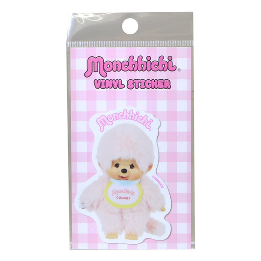 モンチッチ ダイカットシール ビニールステッカー MONCHICHI COLORS L.PINK オクタニ