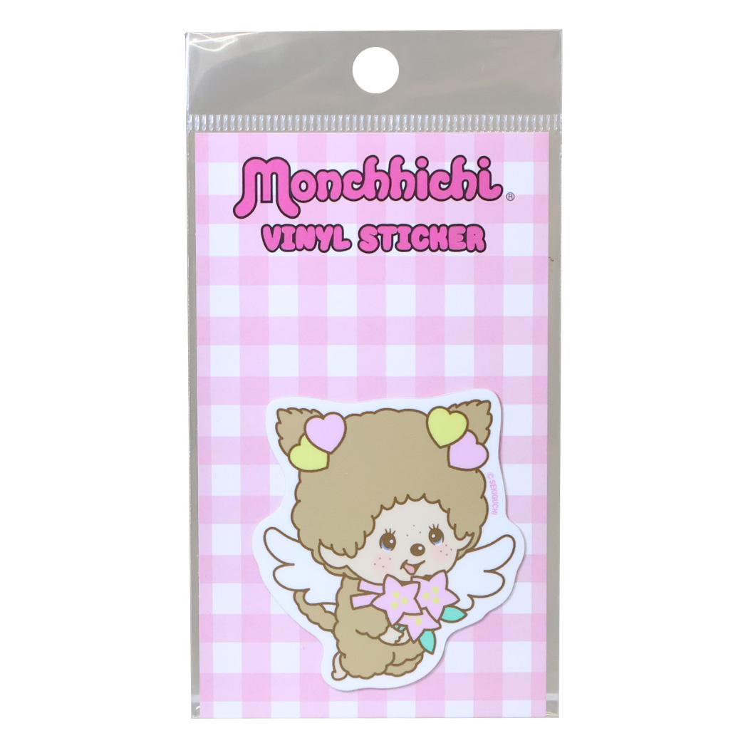 モンチッチ ダイカットシール ビニールステッカー MONCHICHI GIRL エンジェル オクタニ