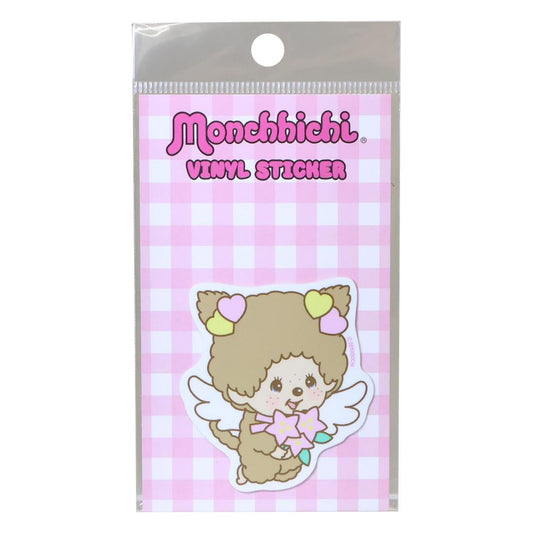 モンチッチ ダイカットシール ビニールステッカー MONCHICHI GIRL エンジェル オクタニ