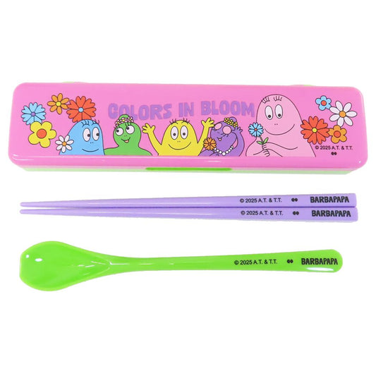 バーバパパ コンビセット 箸＆スプーンセット BARBAPAPA 大西賢製販 ランチグッズ キャラクター グッズ メール便可 シネマコレクション