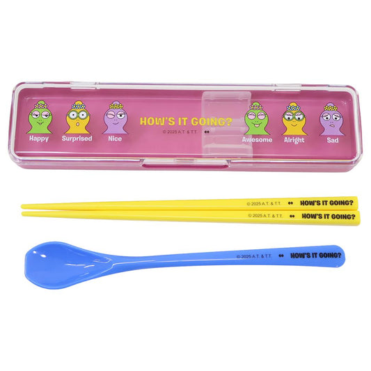バーバパパ コンビセット 箸＆スプーンセット HOW’S IT GOING？ BARBAPAPA 大西賢製販 ランチグッズ キャラクター グッズ メール便可 シネマコレクション
