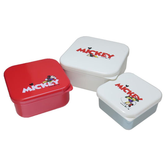 ミッキーマウス お弁当箱 ランチボックス 3個入り ディズニー 大西賢製販 ランチグッズ キャラクター グッズ シネマコレクション