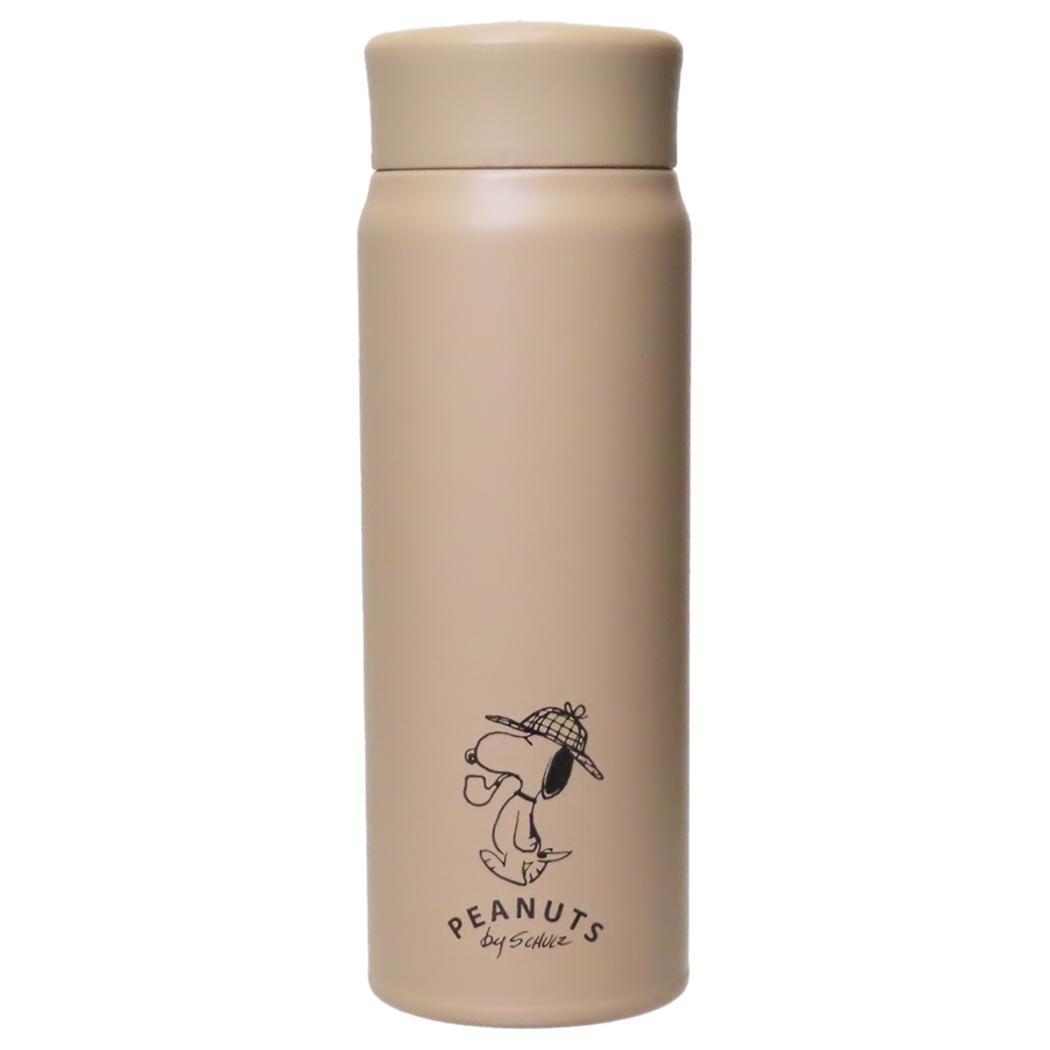 スヌーピー 保温保冷水筒 ステンレスボトル BEIGE ピーナッツ 大西賢製販 プレゼント キャラクター グッズ シネマコレクション