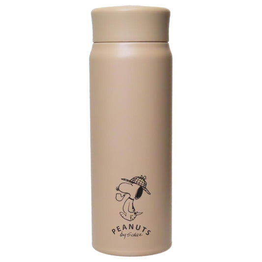 スヌーピー 保温保冷水筒 ステンレスボトル BEIGE ピーナッツ 大西賢製販 プレゼント キャラクター グッズ シネマコレクション