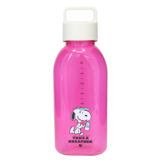 スヌーピー 水筒 ドリンクボトル L PINK ピーナッツ 大西賢製販 プラボトル アウトドア レジャー 常温 キャラクター グッズ シネマコレクション