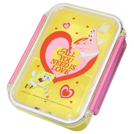 スポンジボブ お弁当箱 ランチボックス 500ml HEART ANGEL 大西賢製販 ランチグッズ キャラクター グッズ シネマコレクション