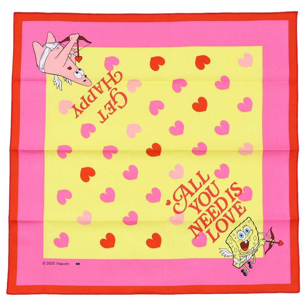 スポンジボブ ランチクロス お弁当箱ナフキン HEART ANGEL 大西賢製販 ランチグッズ キャラクター グッズ メール便可 シネマコレクション