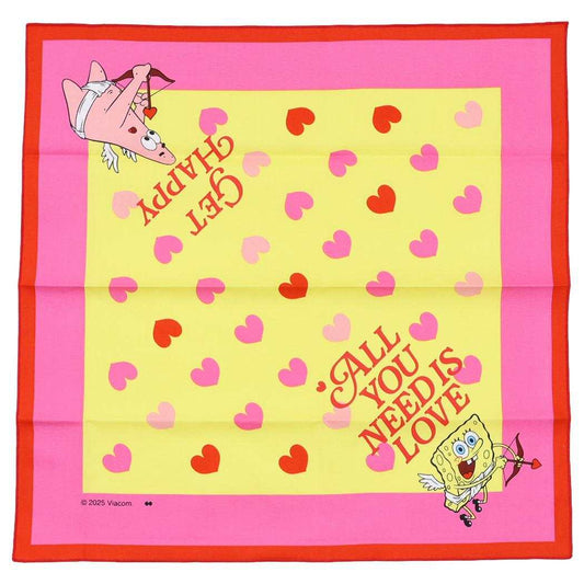 スポンジボブ ランチクロス お弁当箱ナフキン HEART ANGEL 大西賢製販 ランチグッズ キャラクター グッズ メール便可 シネマコレクション