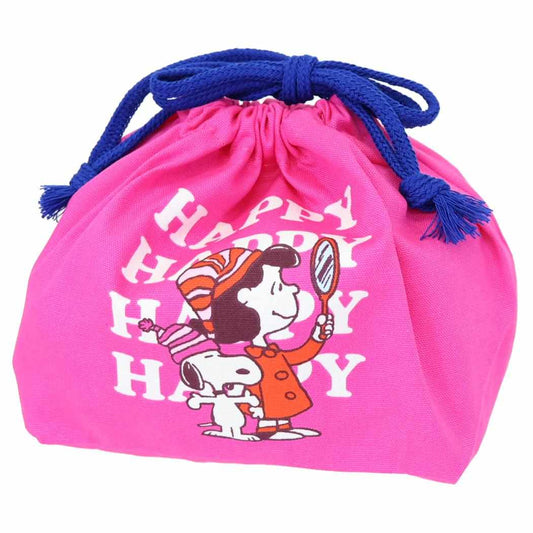 スヌーピー ランチ巾着 ランチバッグ BEANIE ピーナッツ 大西賢製販 お弁当きんちゃく キャラクター グッズ メール便可 シネマコレクション