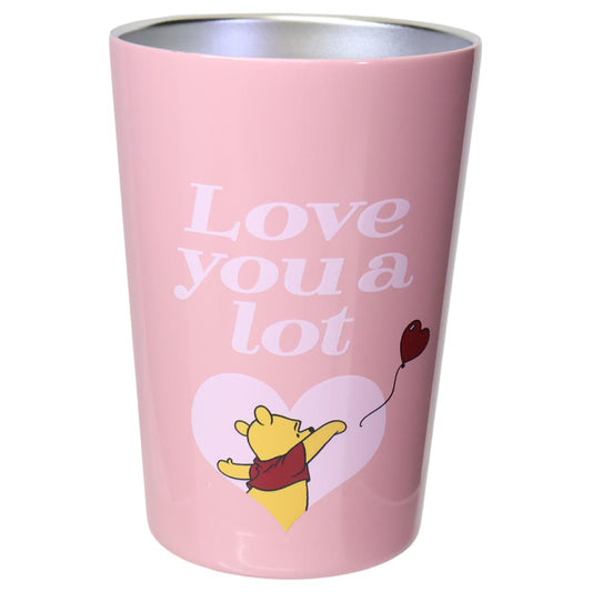 くまのプーさん 保温保冷コップ ステンレスタンブラー M HEART PINK ディズニー 大西賢製販 プレゼント キャラクター グッズ シネマコレクション