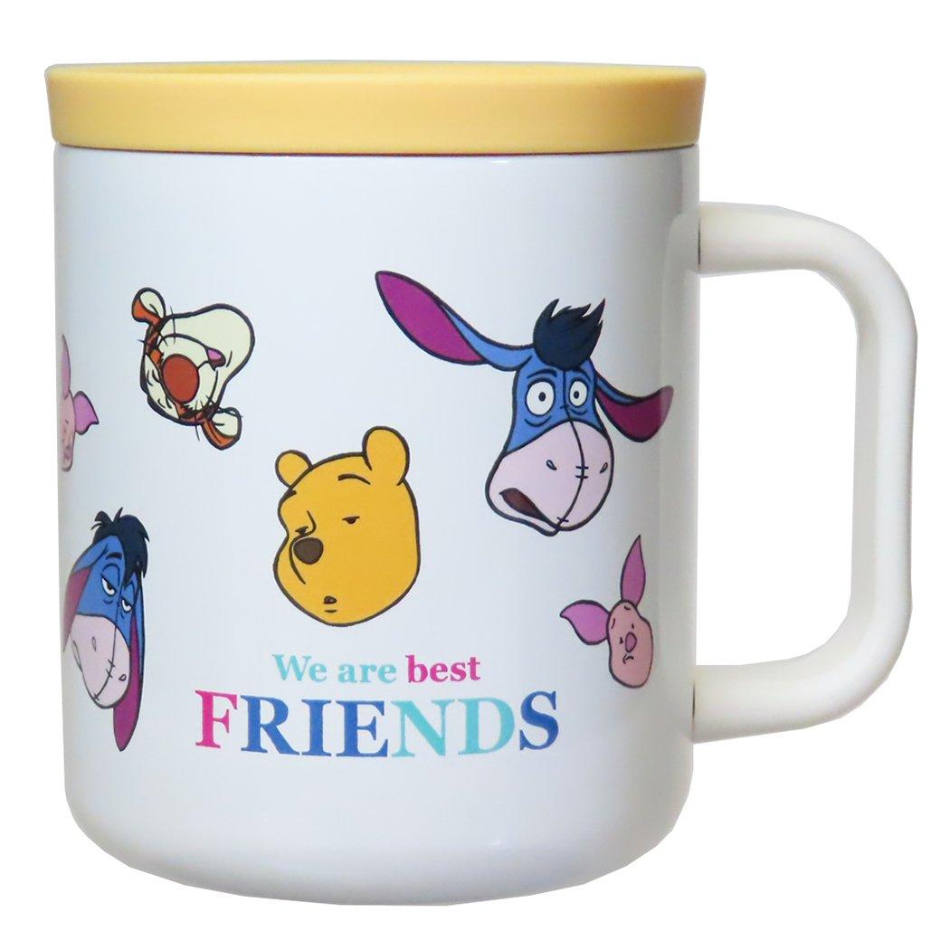 くまのプーさん 保温保冷コップ フタ付ステンレスマグ 400ml POOH FUNNY FACES 2 PATTERN ディズニー 大西賢製販 プレゼント キャラクター グッズ シネマコレクション